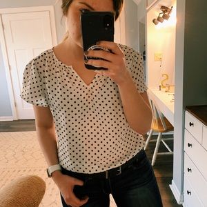 Como Vintage Spotted Blouse (M)